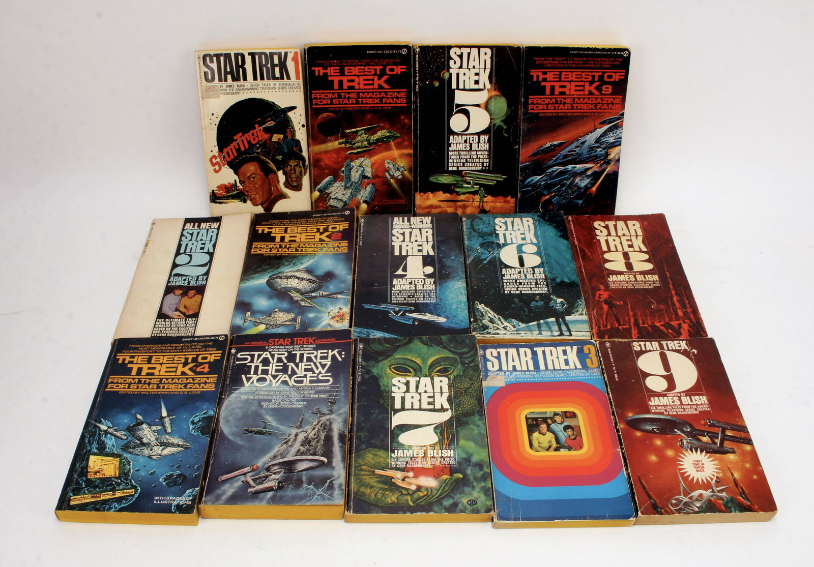 14 STAR TREK BOOKS SERIES (1 of 2)