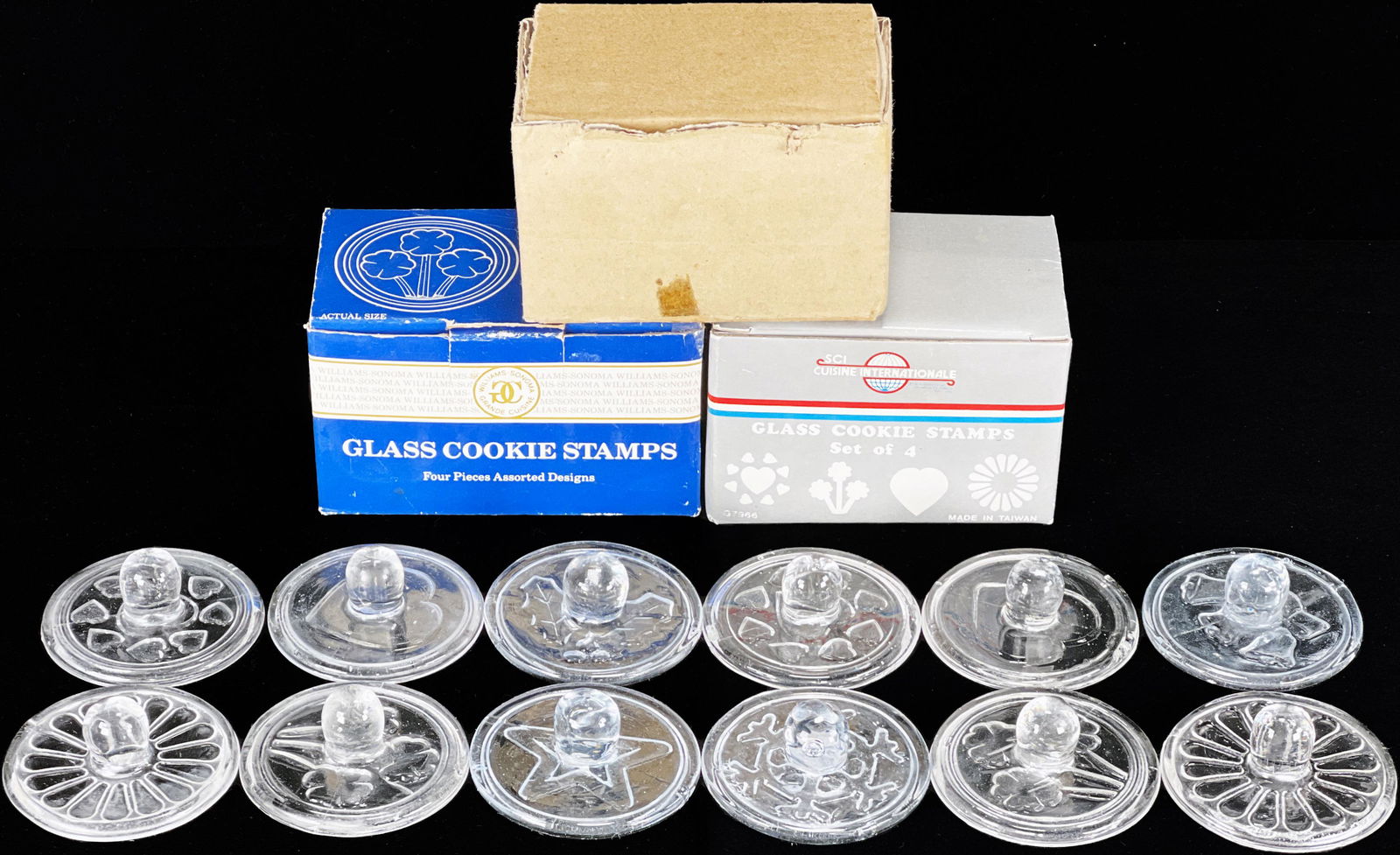 3 BOXES OF GLASS COOKIE CUTTERS WILLIAM SONOMA (1 of 4)