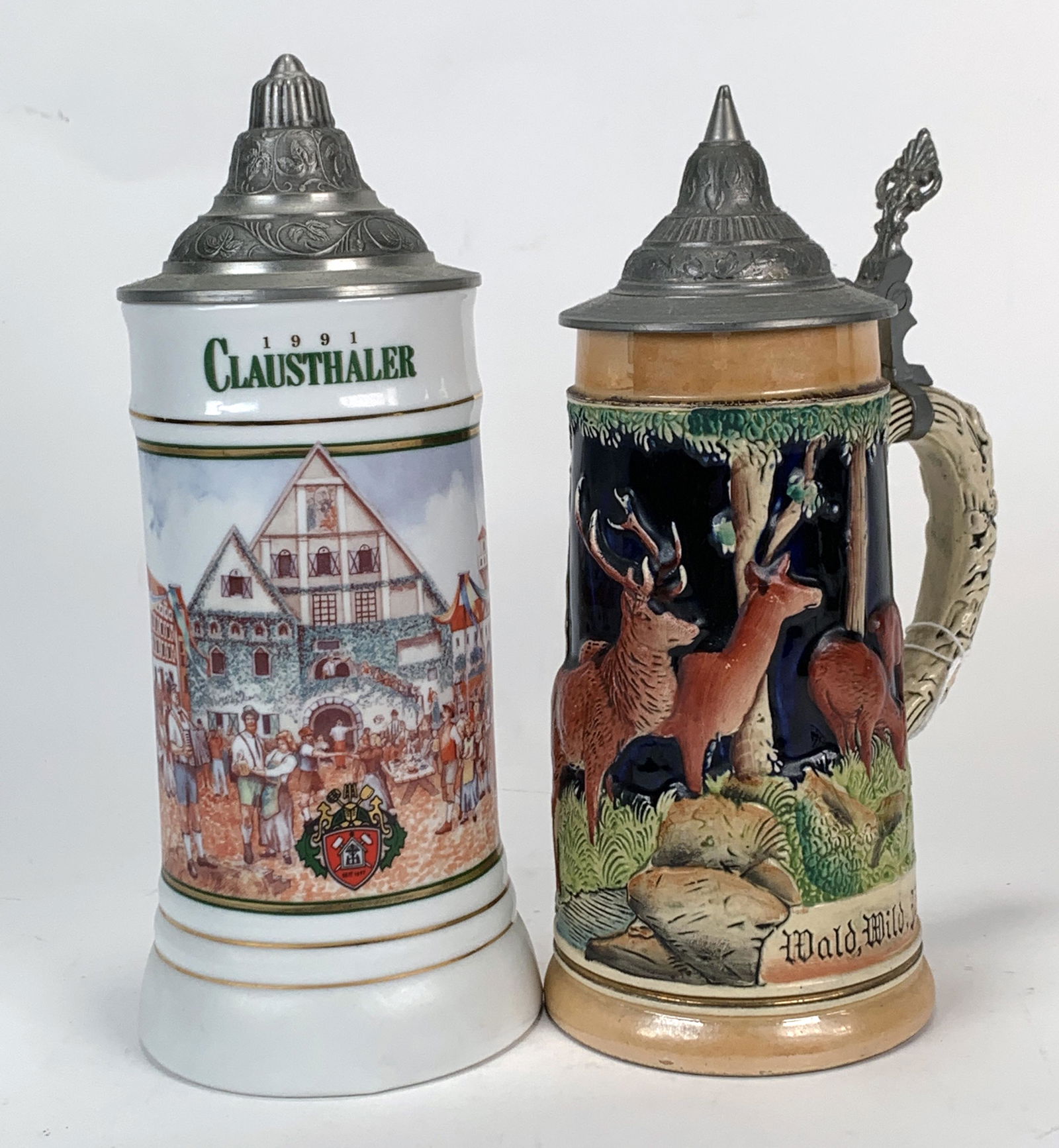 TWO TALL BEER STEINS (1 of 12)