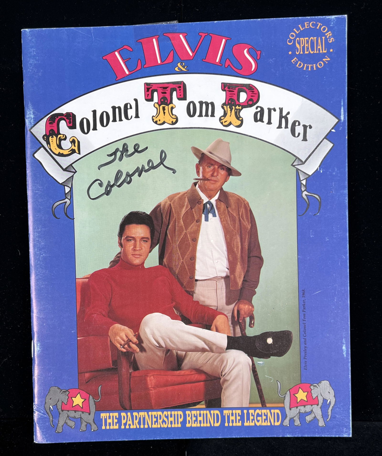 ELVIS & COLONEL TOM PARKER SIGNED (1 of 3)