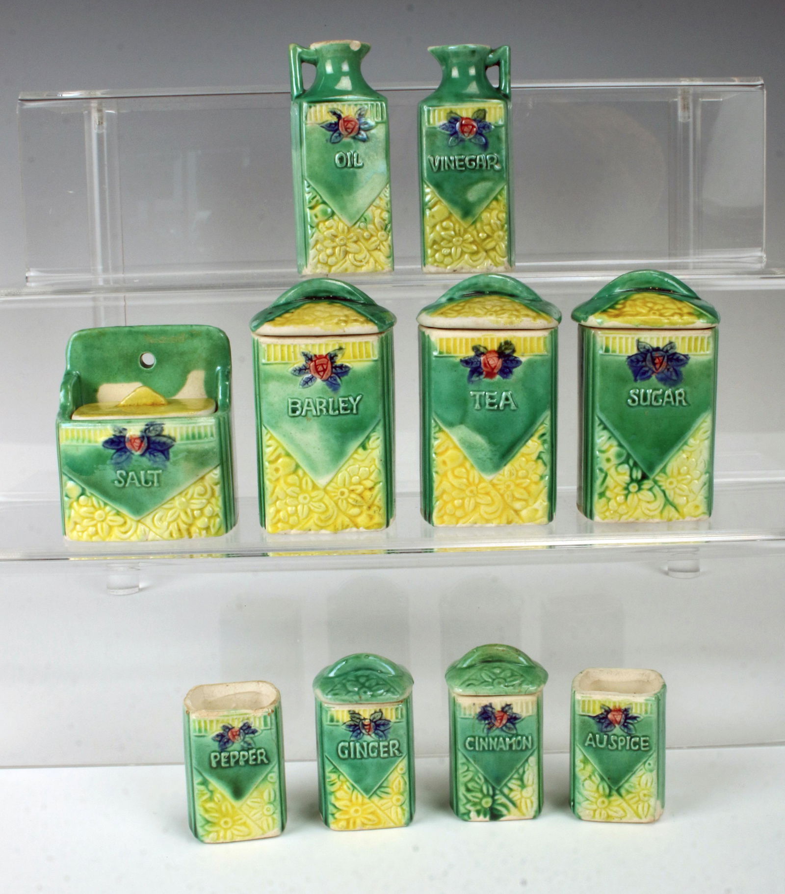 SMALL JAPANESE IMPORT CANISTER SET (1 of 3)