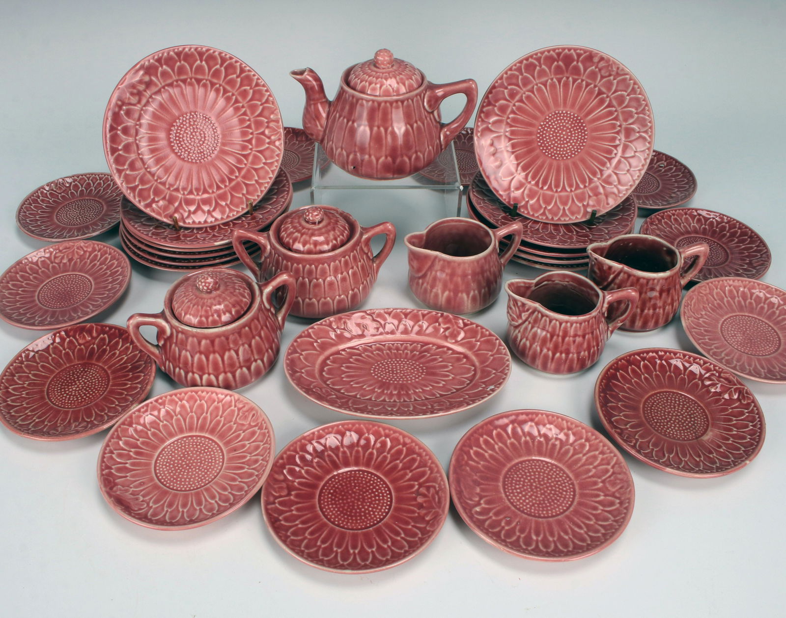 VINTAGE PINK CERAMIC TEASET LOT MADE IN JAPAN (1 of 4)