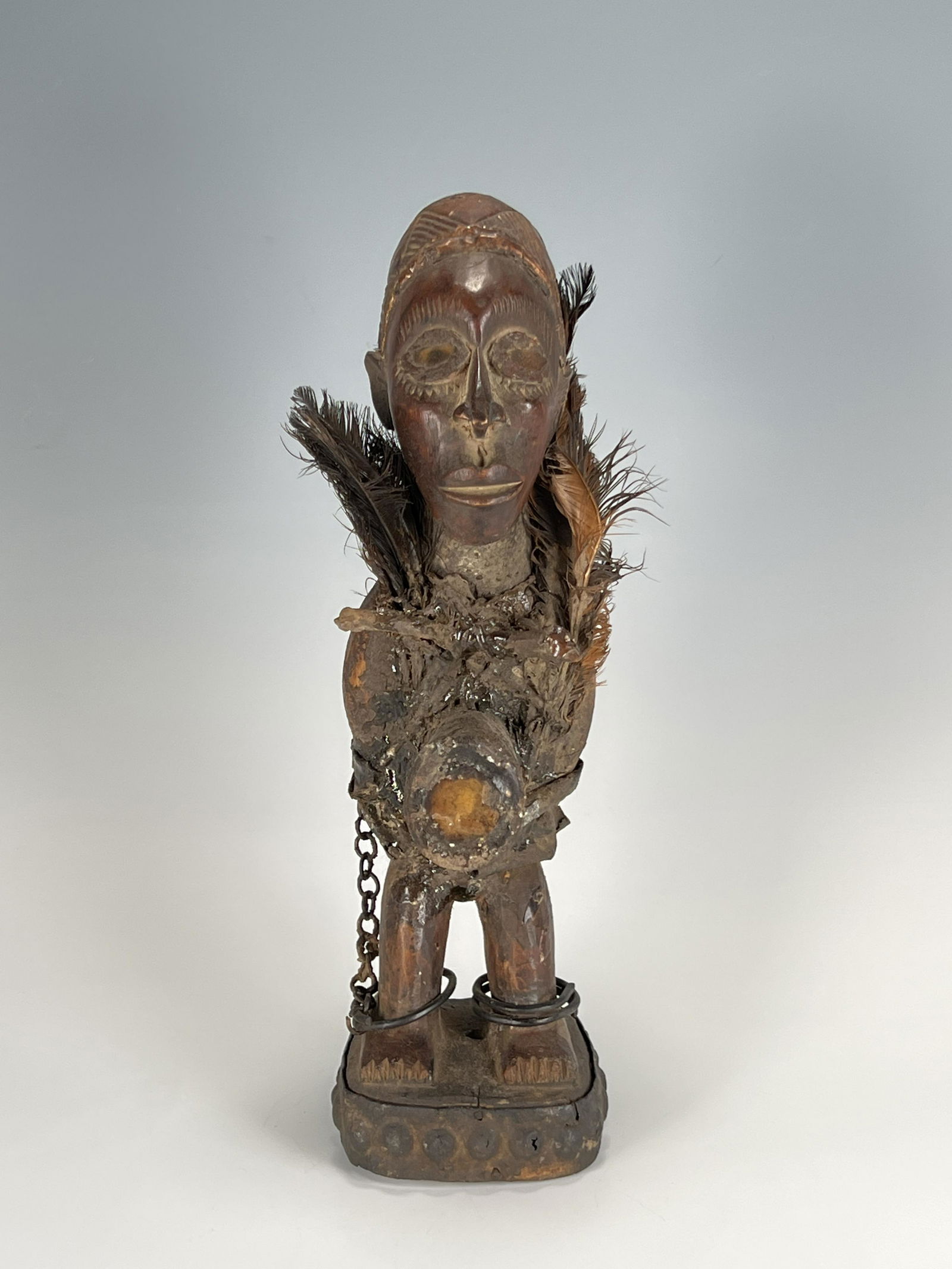 BAKONGO NAIL FETISH FIGURE CONGO (1 of 9)