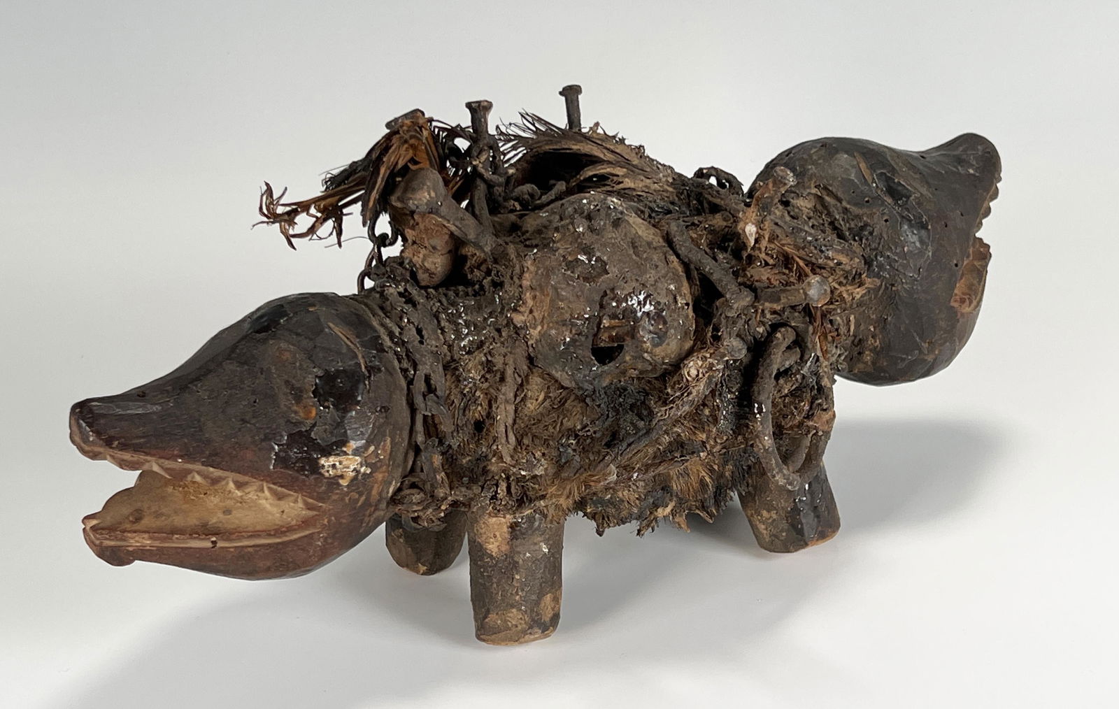 BAKONGO NAIL FETISH DOG CONGO (1 of 6)