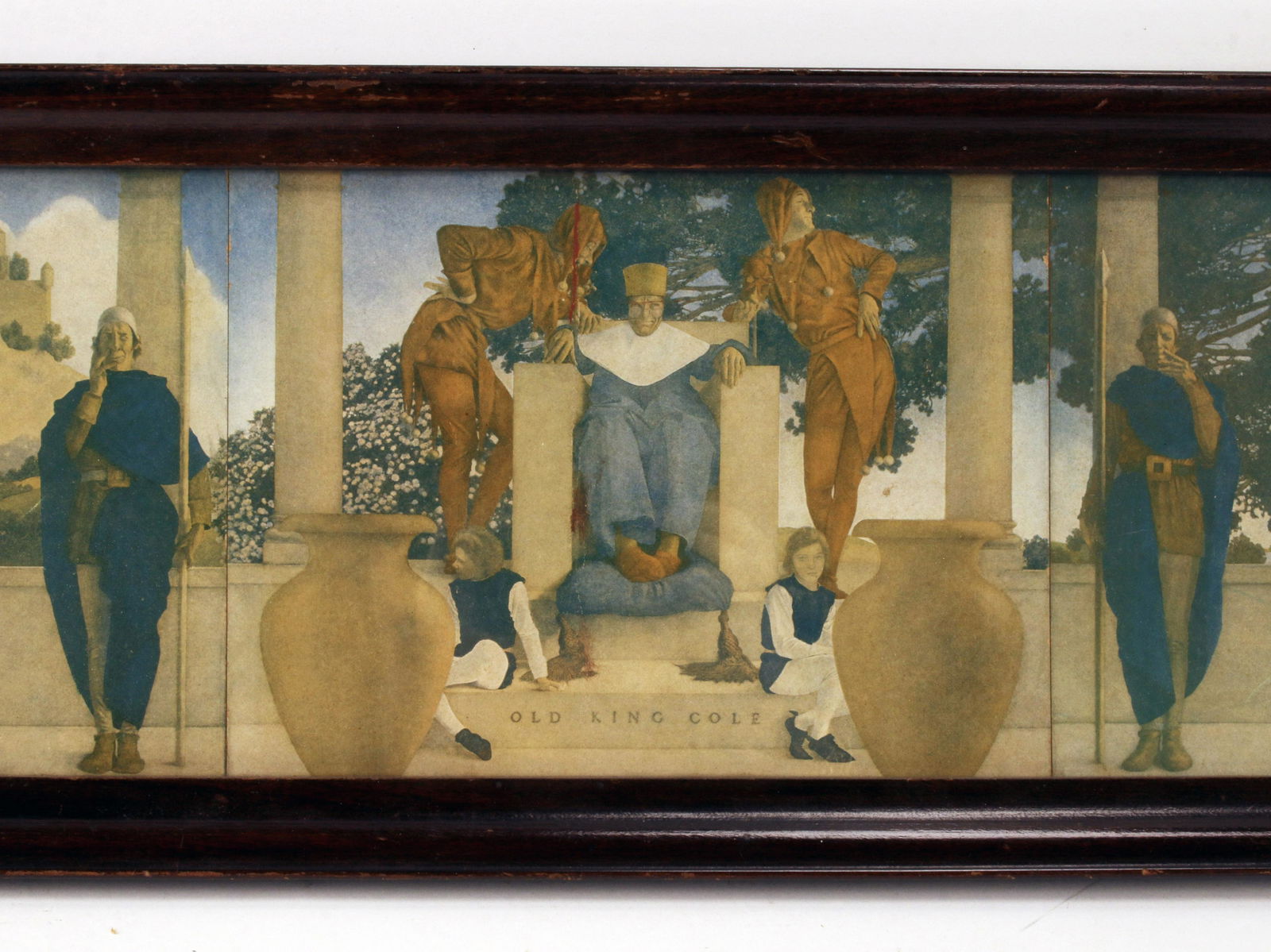 MAXFIELD PARRISH FRAMED OLD KING COLE PRINT (1 of 5)