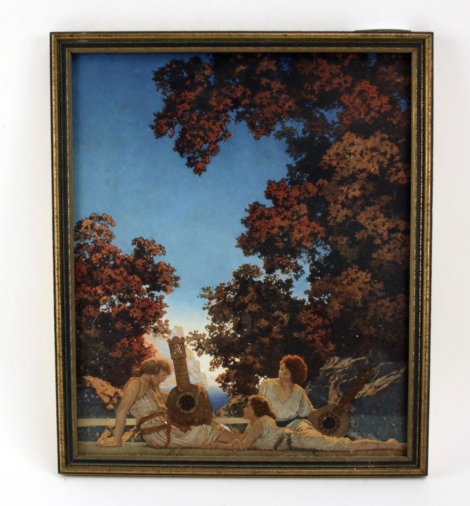 MAXFIELD PARRISH THE LUTE PLAYERS (1 of 3)