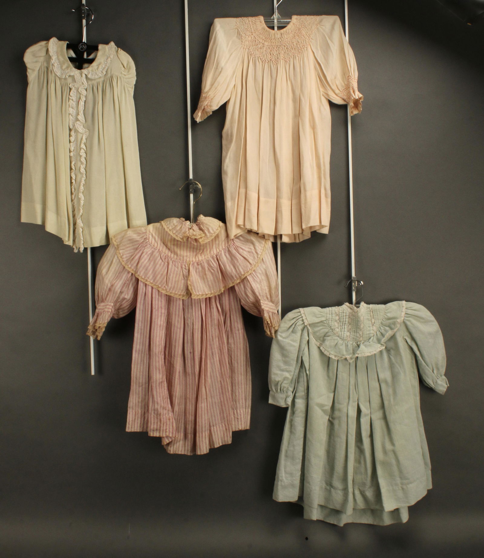 ANTIQUE CHILDRENS SILK DRESSES CIRCA 1920 (1 of 13)