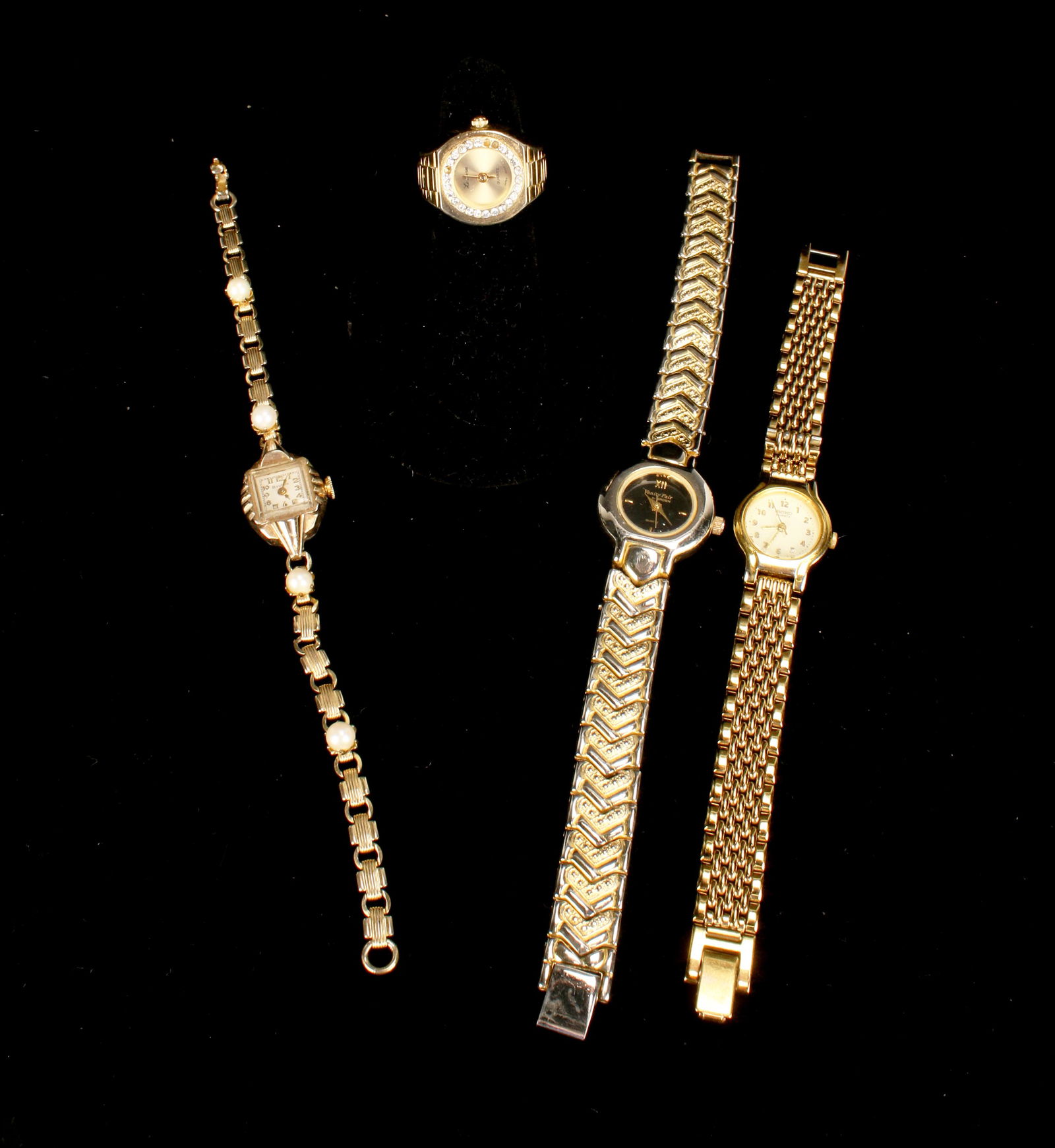 VINTAGE BULOVA, GRUEN, SEIKO WATCHES & RING WATCH (1 of 3)