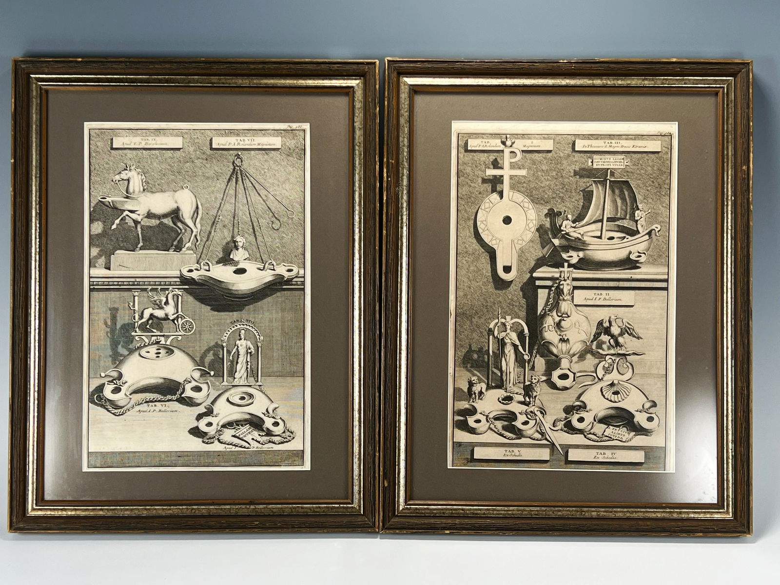 VINTAGE ILLUSTRATIONS OF ANCIENT OIL LAMPS (1 of 4)