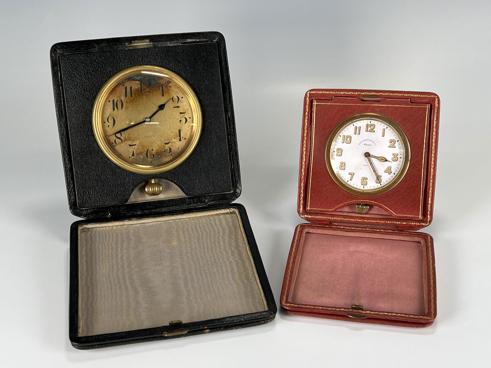 CALDWELL & BAILEY BANKS BIDDLE TRAVEL CLOCKS (1 of 6)