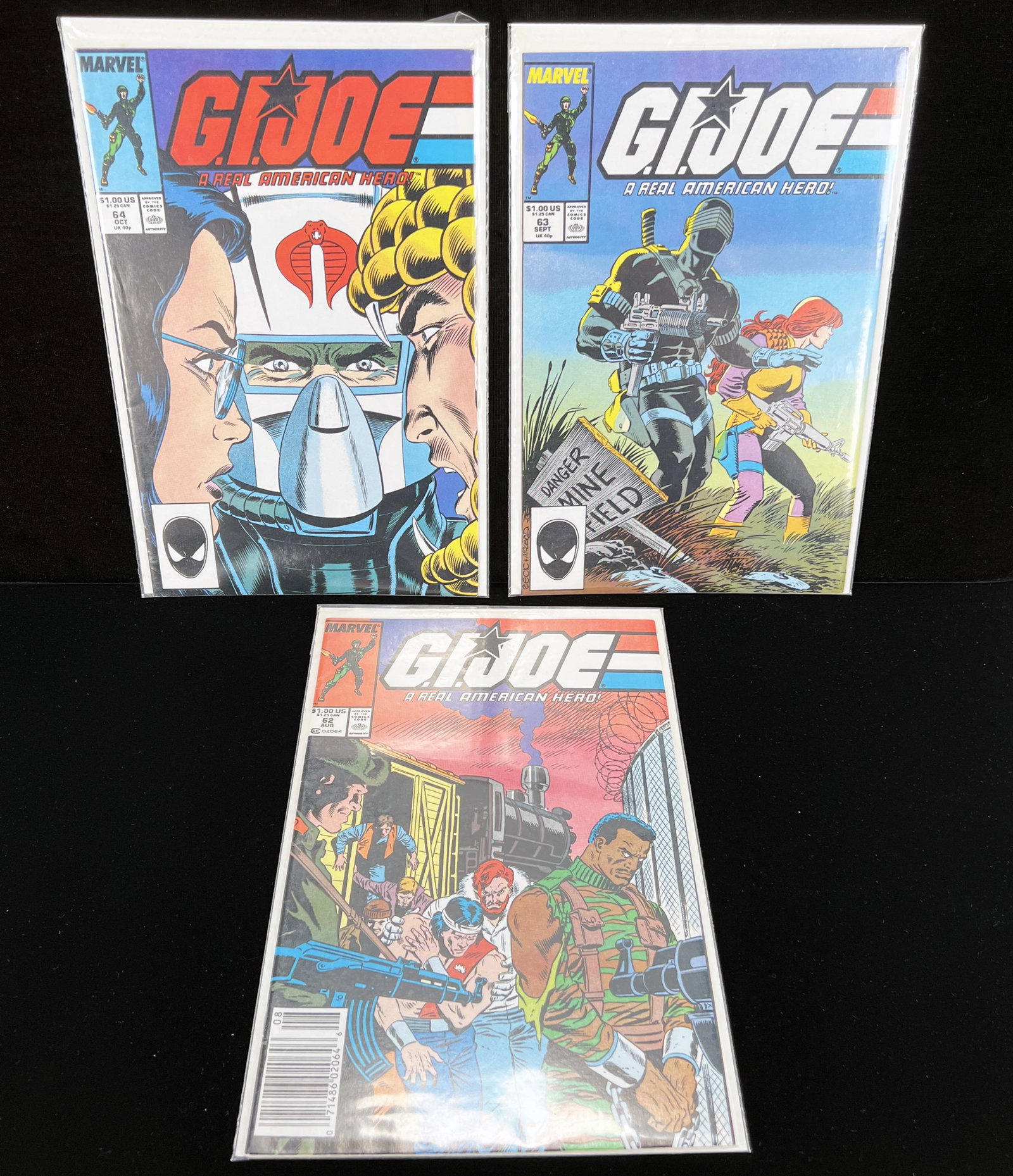 G.I. JOE #62-64 HIGH GRADE (1 of 4)