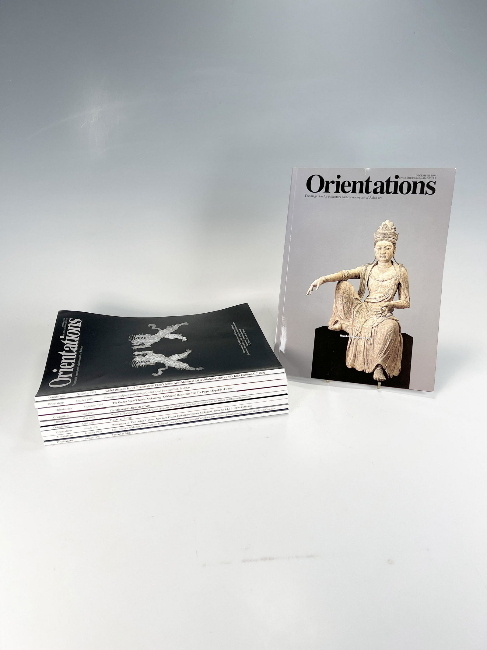 1999 ISSUES OF ORIENTATIONS MAGAZINE (1 of 2)