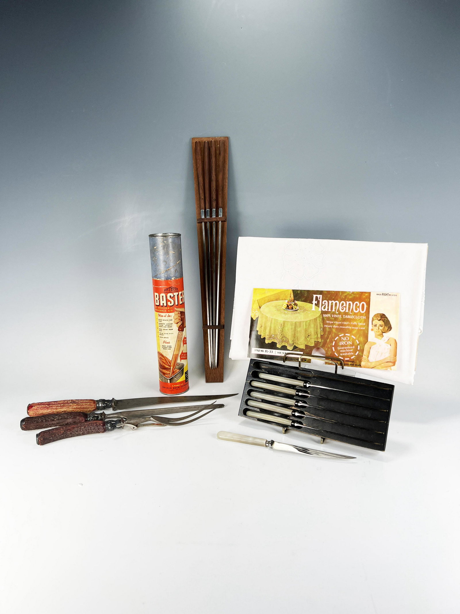 MCM KITCHEN ITEMS STERLING KNIVES (1 of 16)