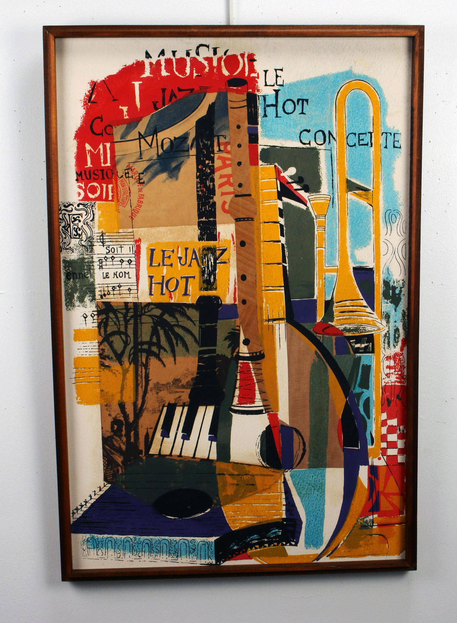 LE JAZZ HOT MOUNTED SILKSCREEN (1 of 7)