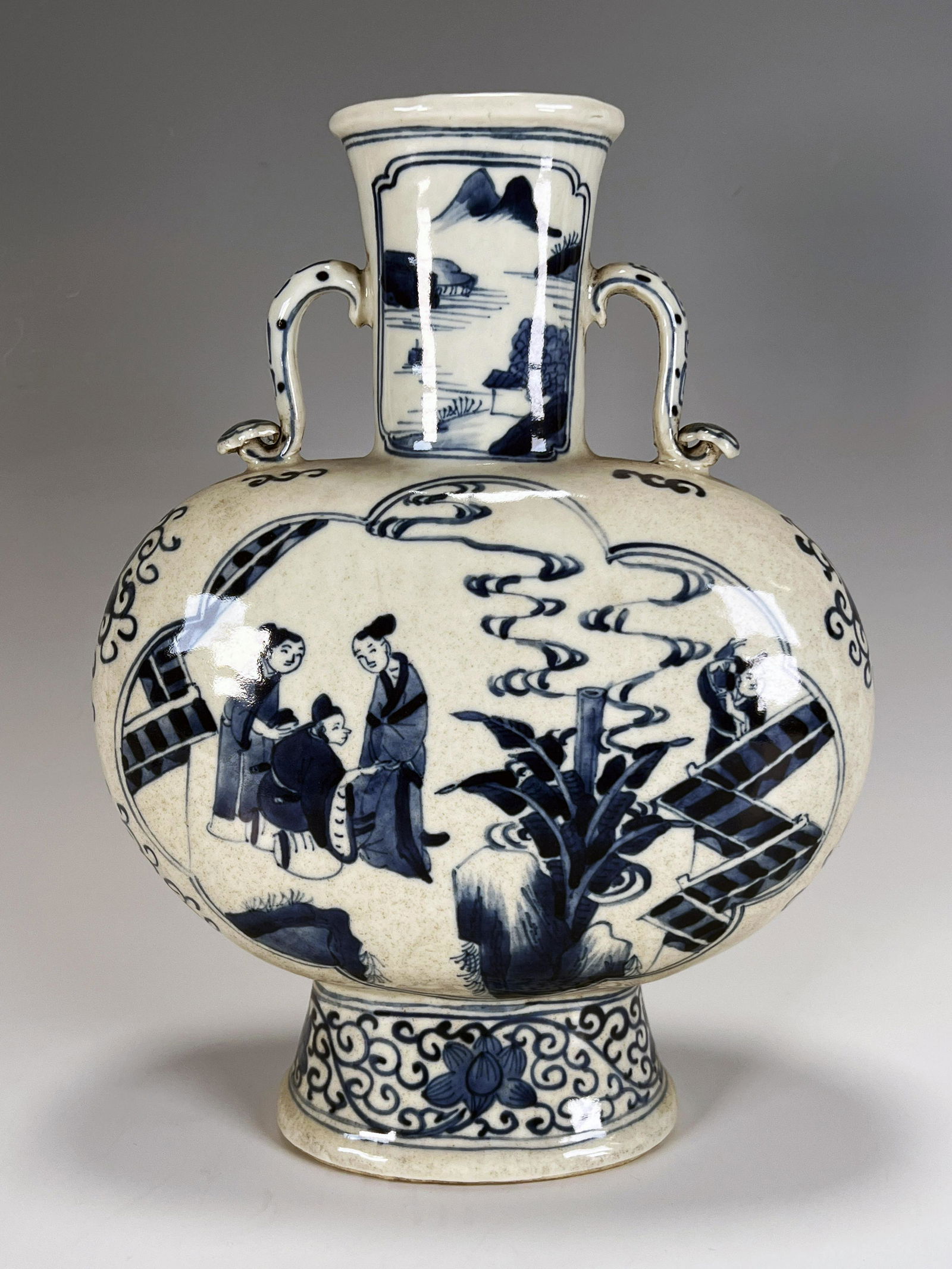 BLUE & WHITE MOON FLASK (1 of 7)