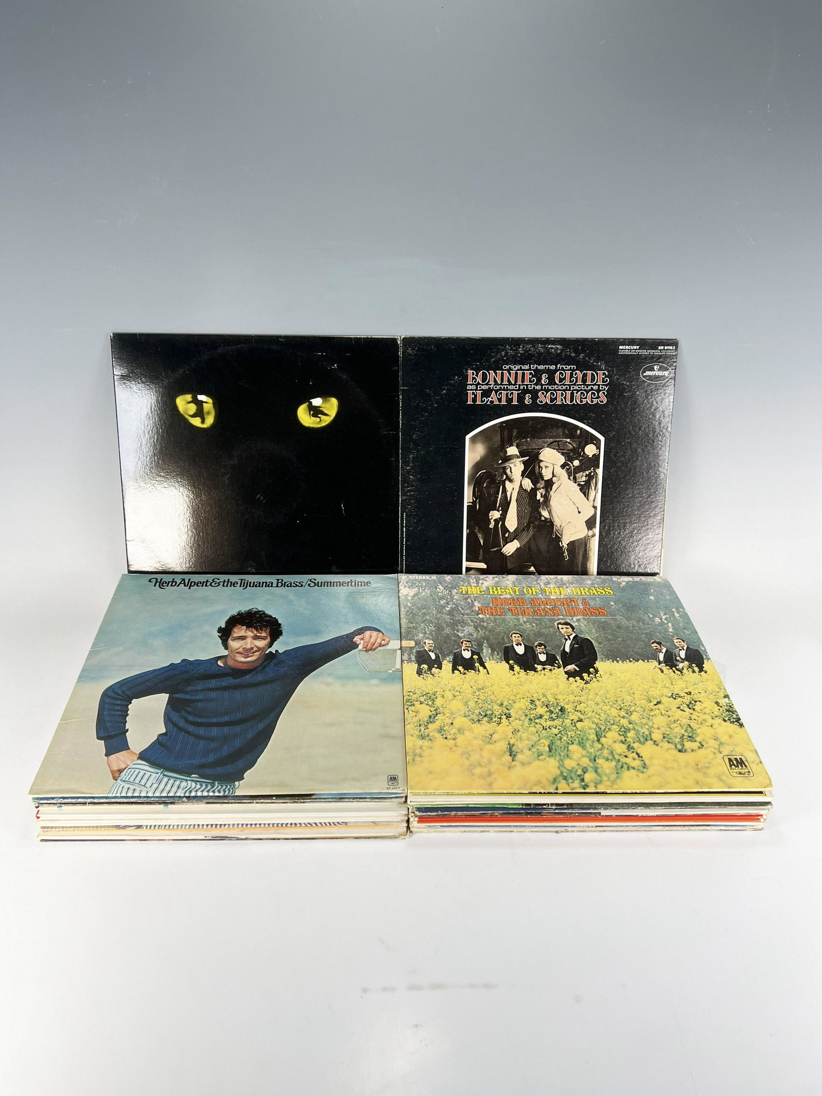 BROADWAY SOUND TRACK HERB ALPERT RECORDS: BROADWAY SOUND TRACK HERB ALPERT RECORDS Cats, Oklahoma, The Sounds of Music, My Fair Lady, and more. Including multiple Herb Alpert records to round out your listening pleasure.