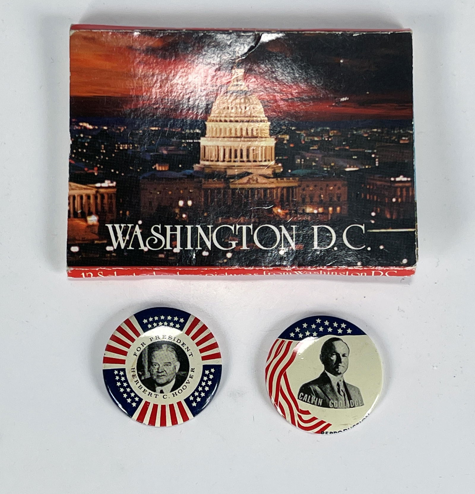 CAMPAIGN PINS AND WASHINGTON PHOTOS (1 of 5)