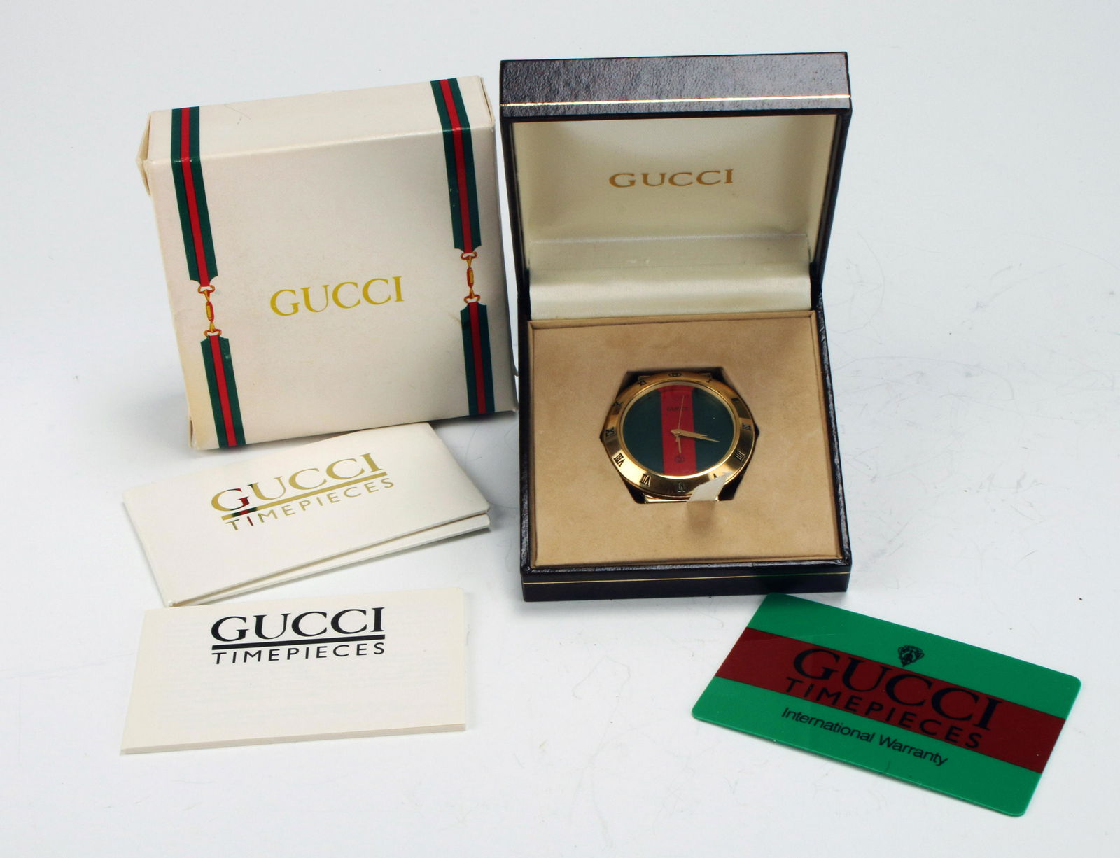 GUCCI TRAVEL ALARM CLOCK IN BOX (1 of 3)
