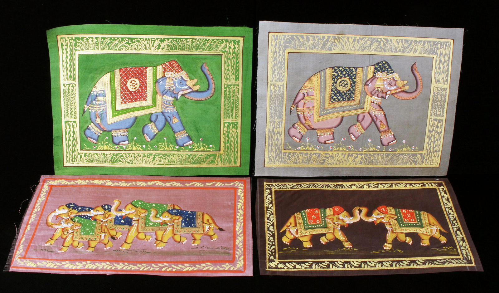 4 INDIAN ELEPHANT  ART (1 of 6)