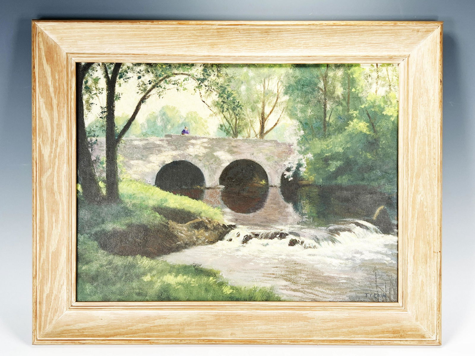 BRIDGE & RIVER PAINTING (1 of 4)