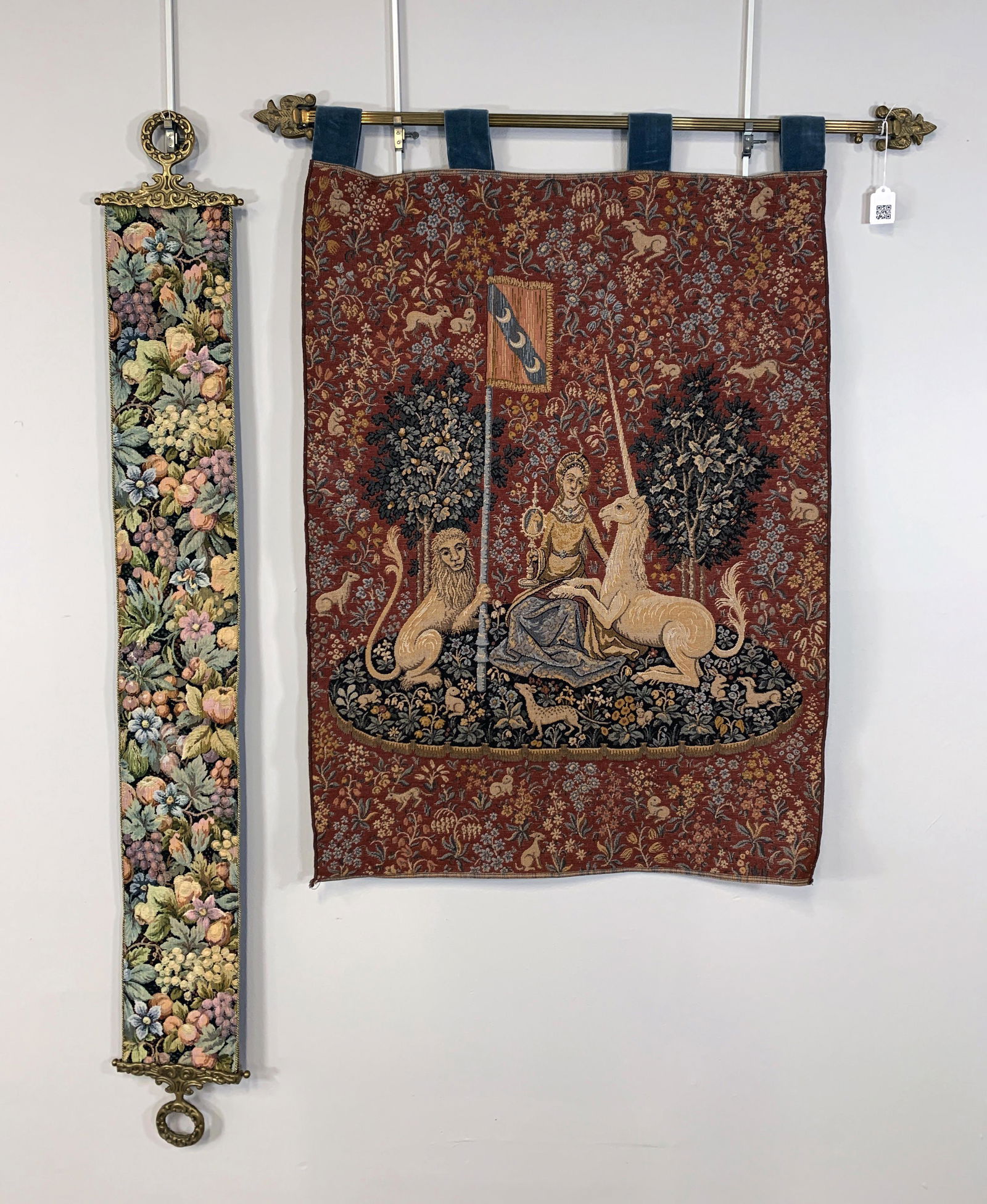 LADY WITH THE UNICORN TAPESTRY & BELL PULL (1 of 6)