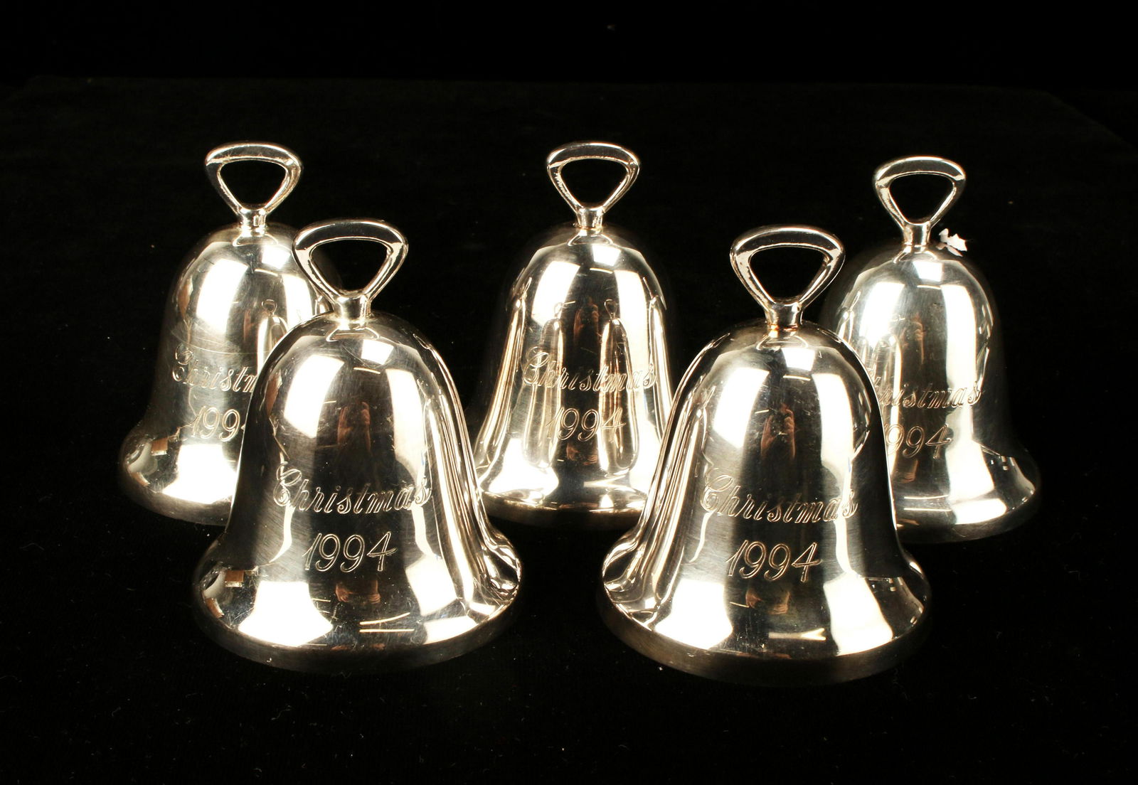FIVE REED & BARTON CHRISTMAS BELLS (1 of 3)