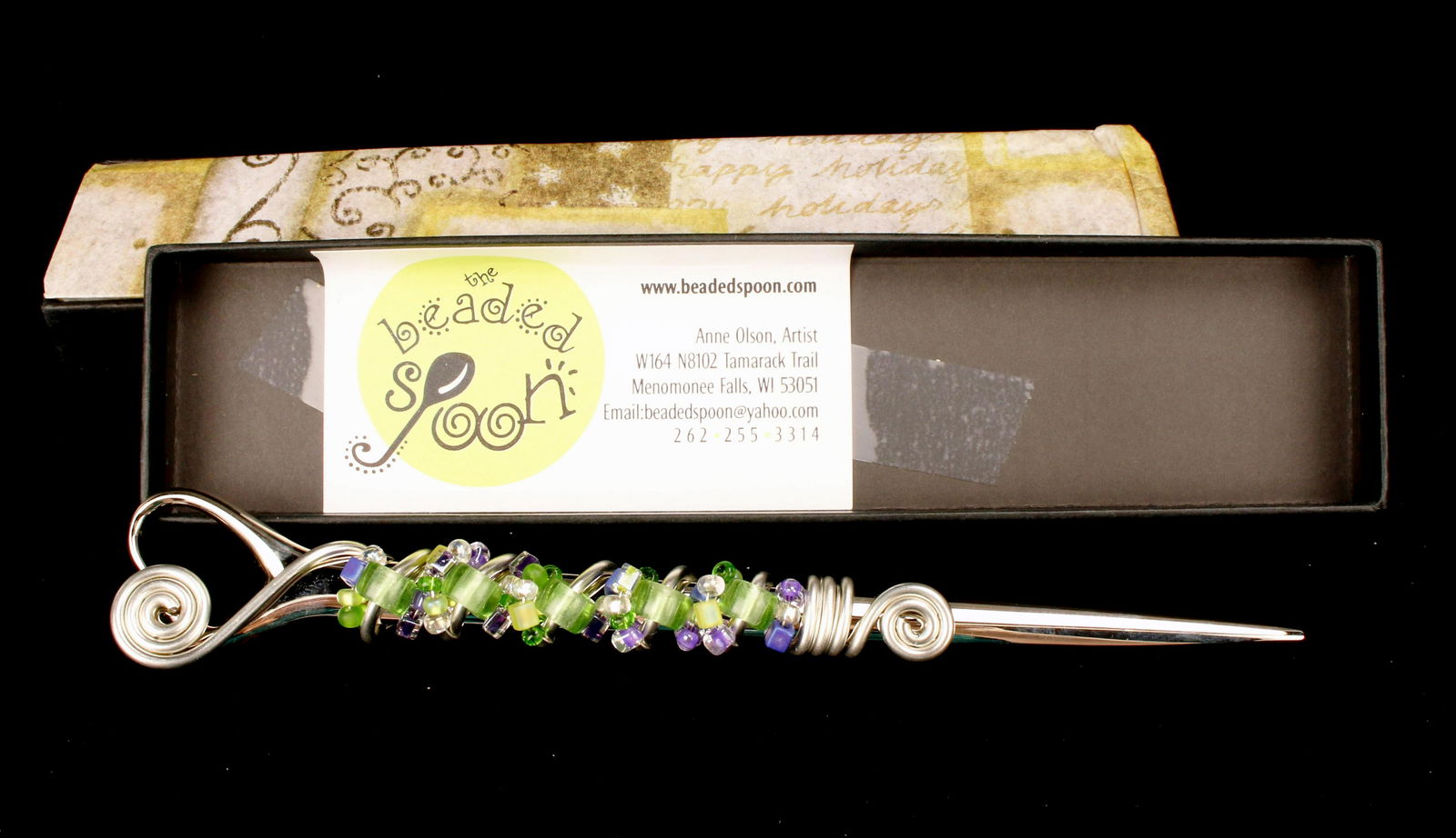ANNE OLSON BEADED LETTER OPENER (1 of 2)
