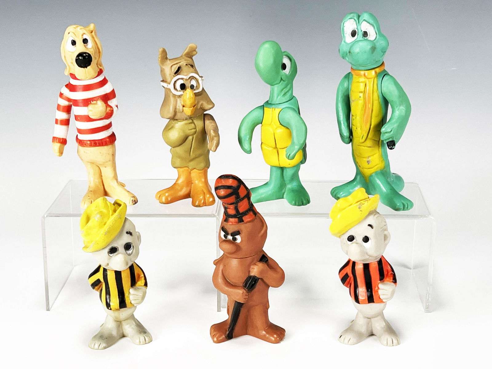 1969 WALT KELLY POGO COMIC FIGURES COMPLETE SET (1 of 8)