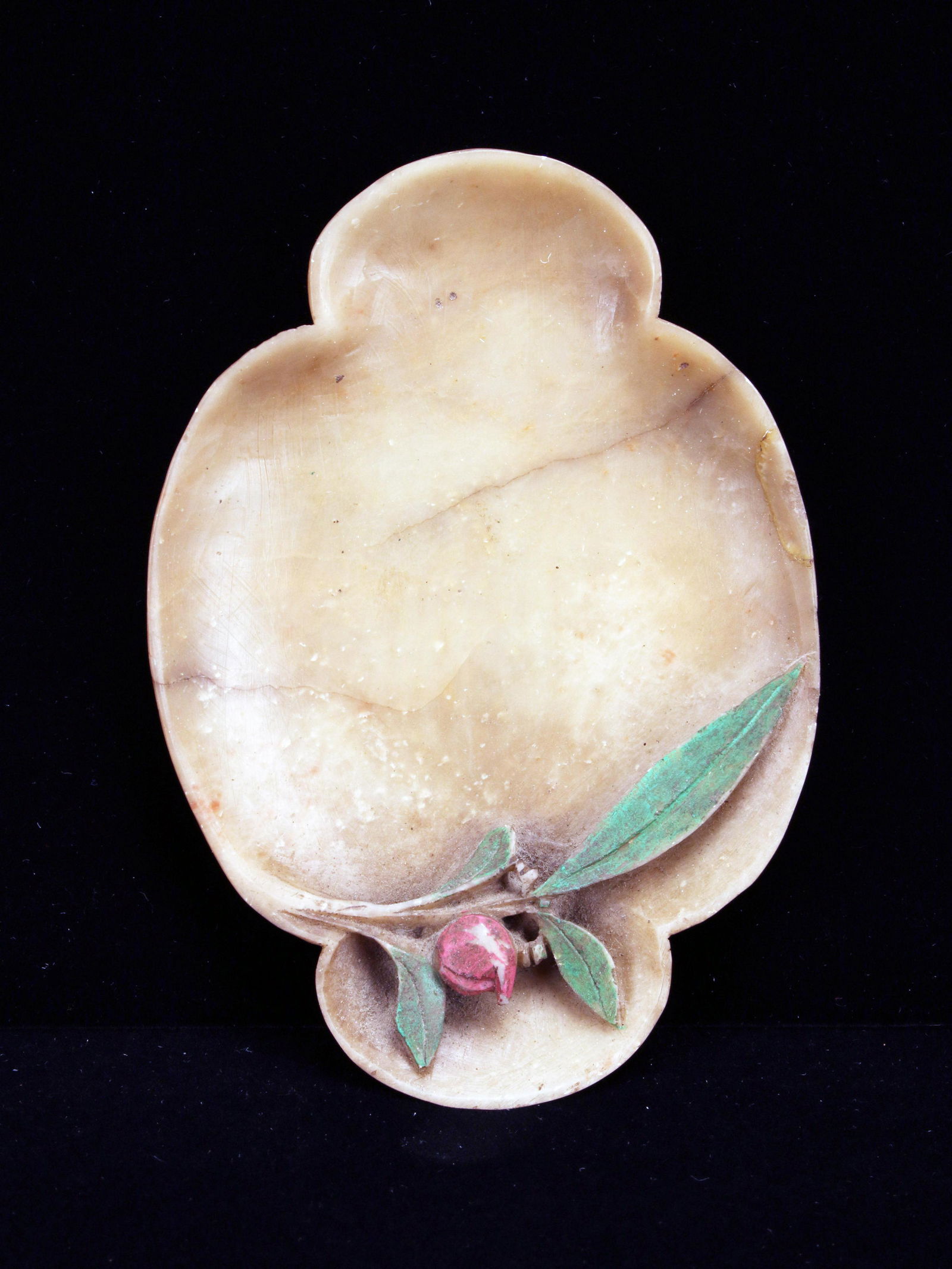 CHINESE JADE LEAF SHAPE BRUSH WASHER (1 of 4)