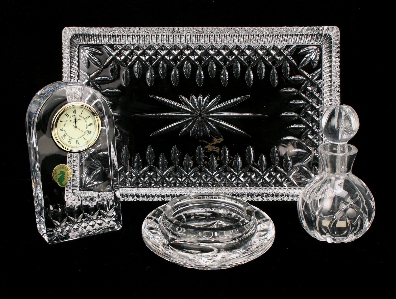 WATERFORD CRYSTAL DRESSER VANITY ITEMS (1 of 6)