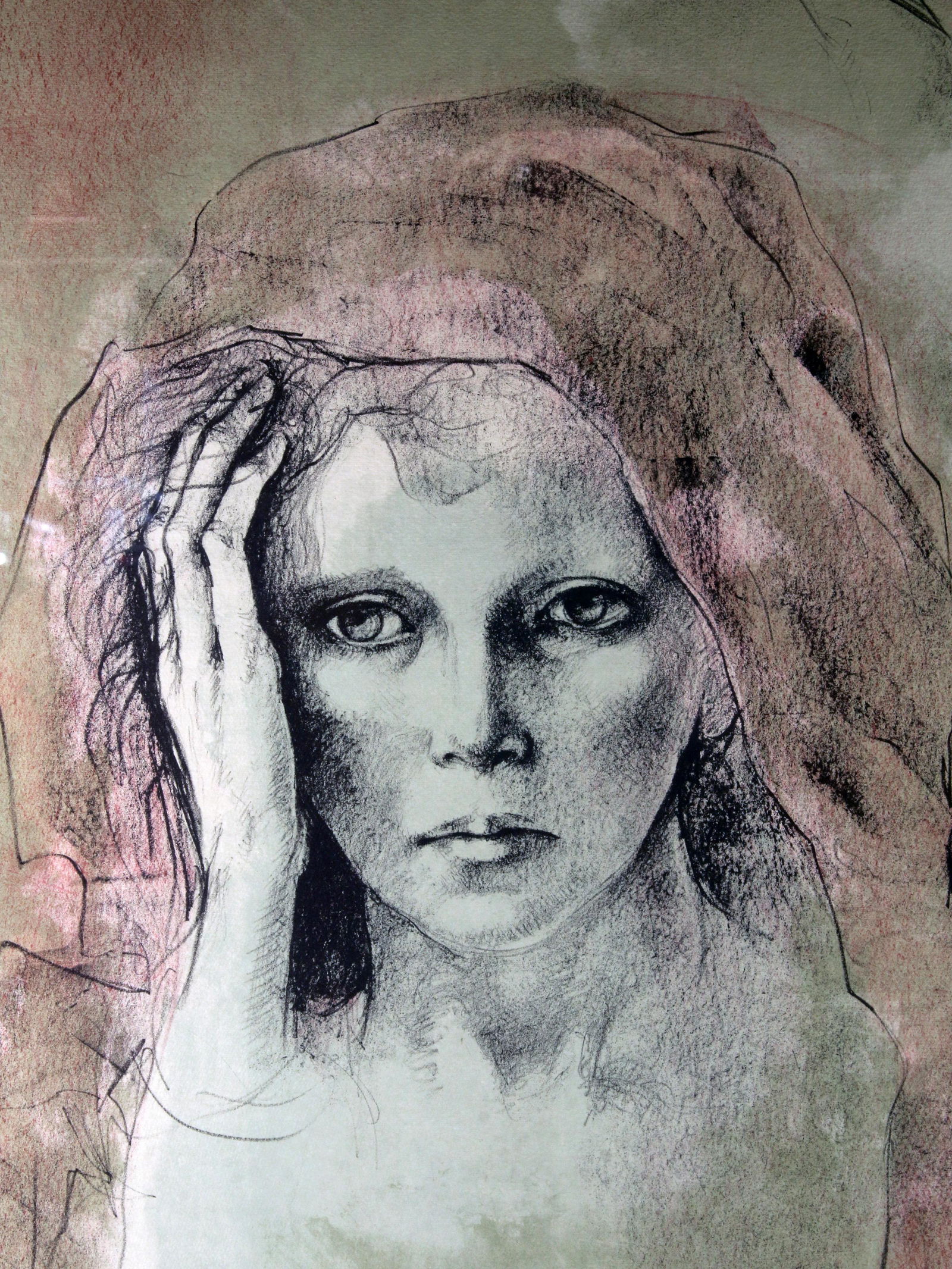 LARGE S/N MONTSERRAT GUDIOL PRINT OF COUPLE (1 of 7)