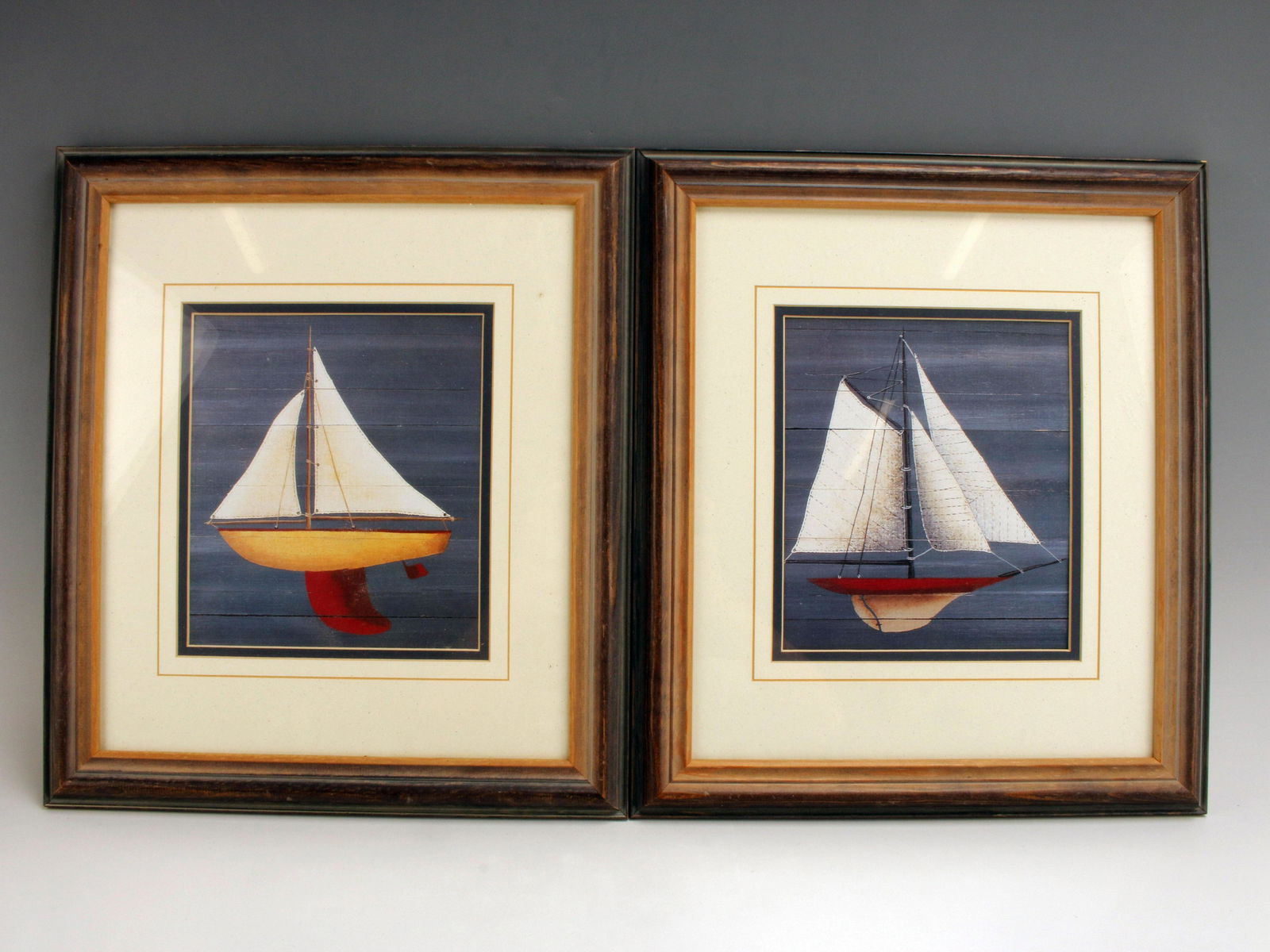 TWO SUSAN CLICKNER POND YACHT PRINTS (1 of 5)