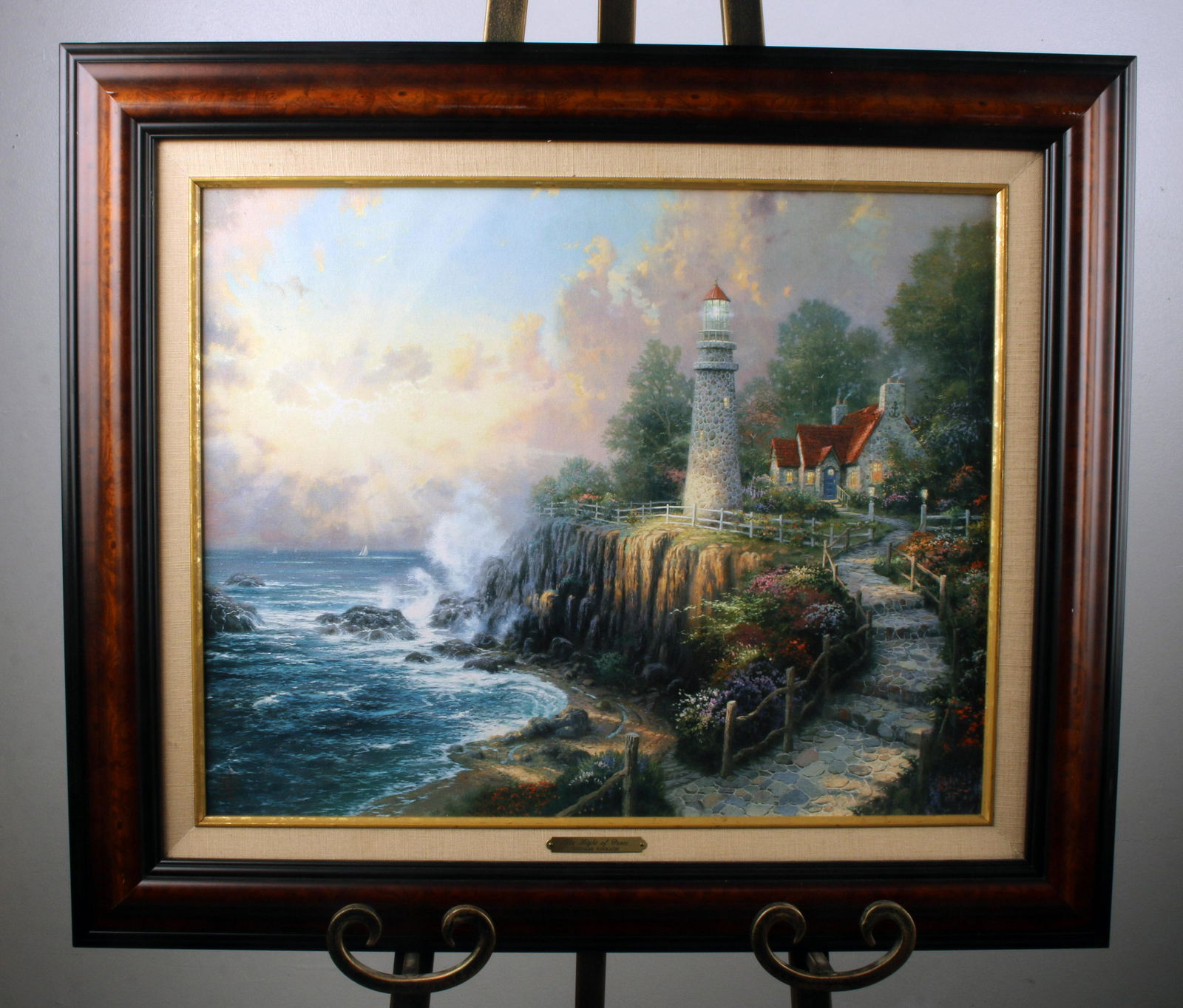 THOMAS KINKADE LIMITED ED. LIGHT OF PEACE PRINT (1 of 8)