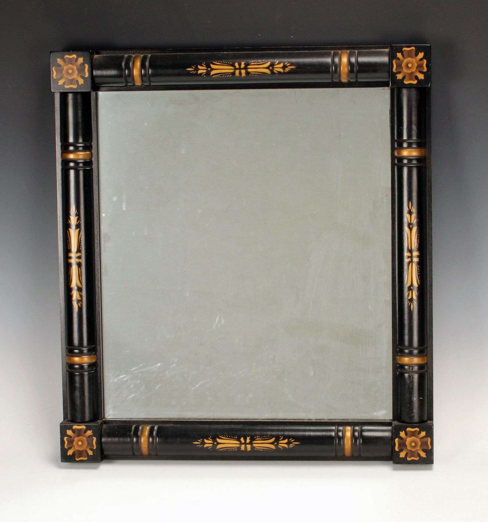 STENCILED HITCHCOCK MIRROR REPRODUCTION (1 of 6)