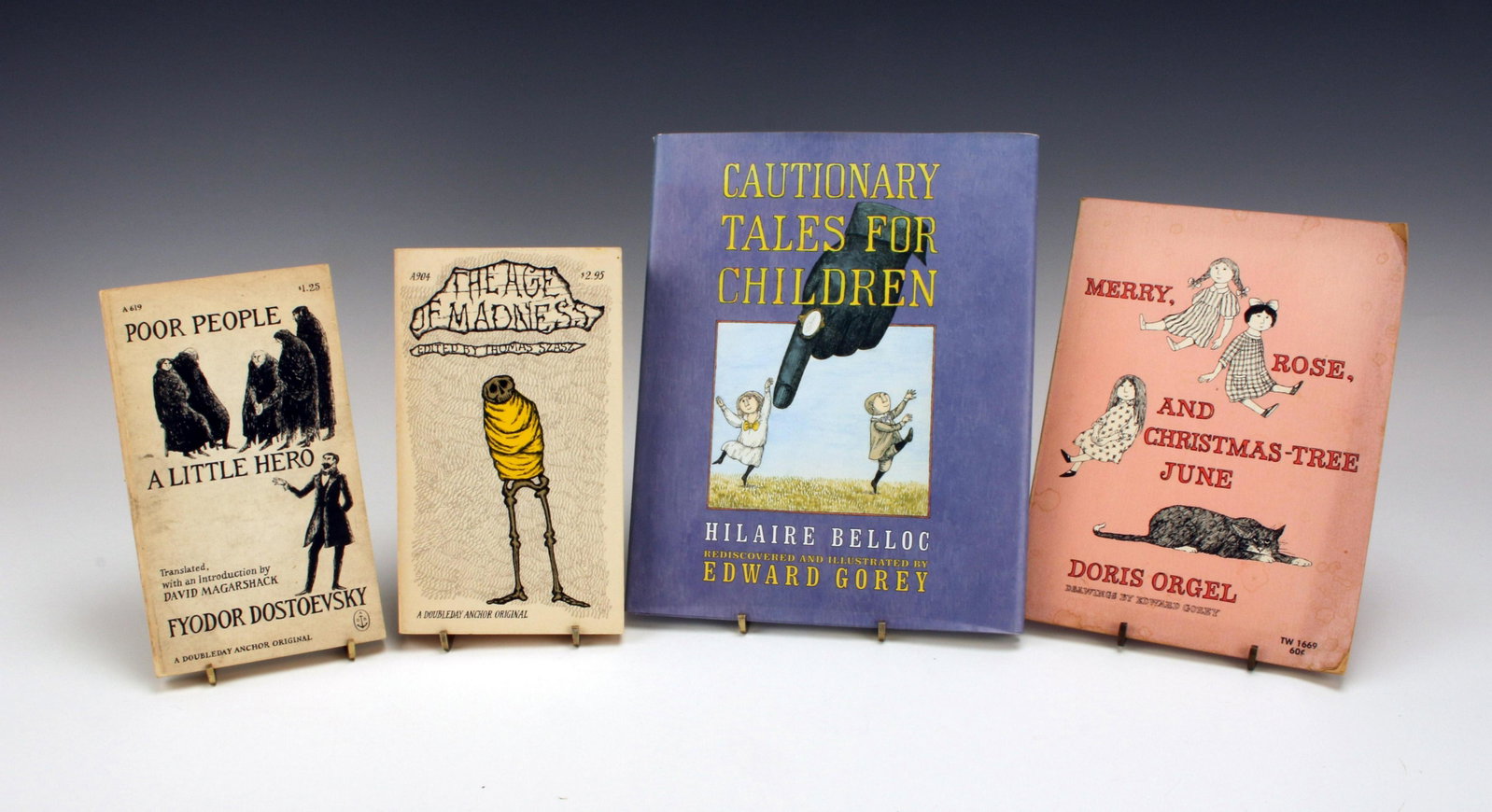 EDWARD GOREY BOOK LOT: EDWARD GOREY BOOK LOT Books with covers illustrated by Edward Gorey: