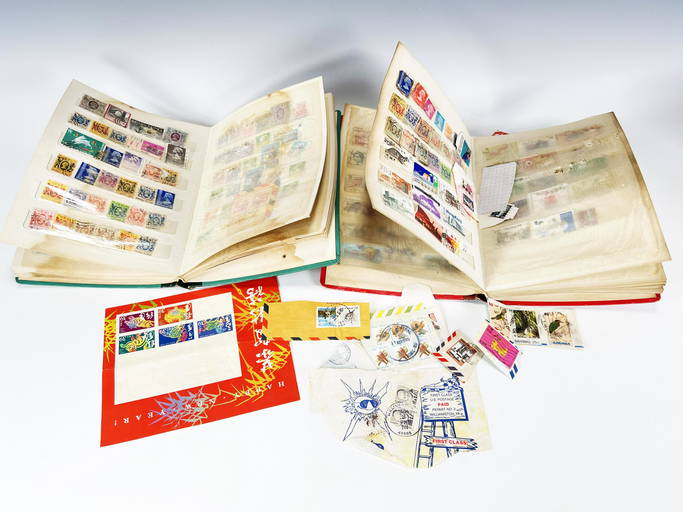 Two Stamp Collecting Books