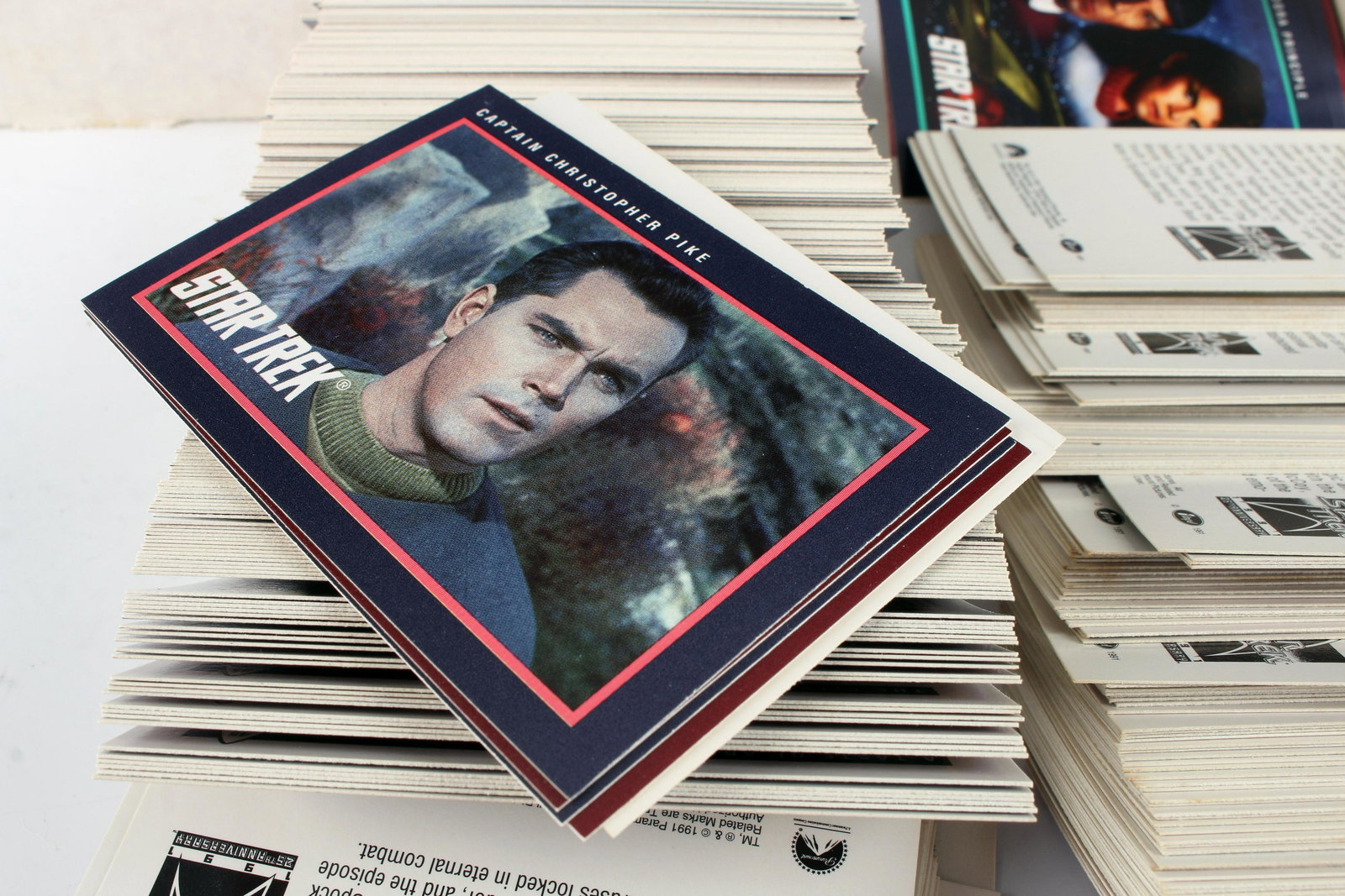 STAR TREK 25TH ANNIVERSARY TRADING CARDS 1991: STAR TREK 25TH ANNIVERSARY TRADING CARDS 1991 Series one and two Star Trek 25th anniversary trading cards from 1991. Shipping: Shippi