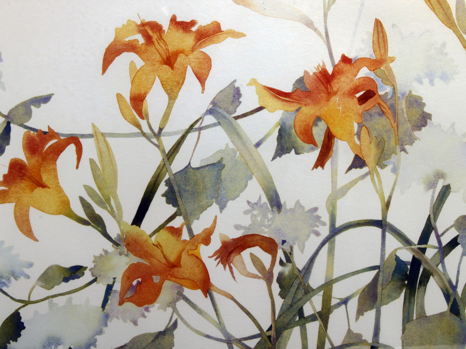 SUSAN HEADLEY VAN CAMPEN PRINT OF TIGER LILIES (1 of 3)