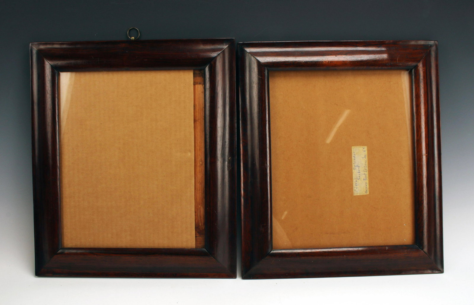 TWO ANTIQUE OGEE WOODEN FRAMES (1 of 6)