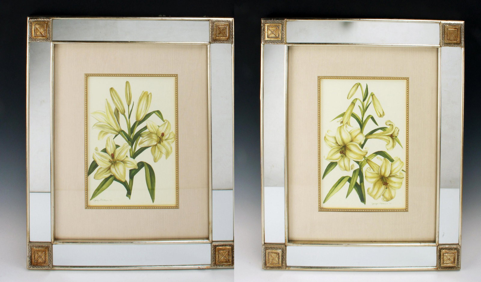 BOTANICAL PRINTS IN MIRROR FRAMES (1 of 5)
