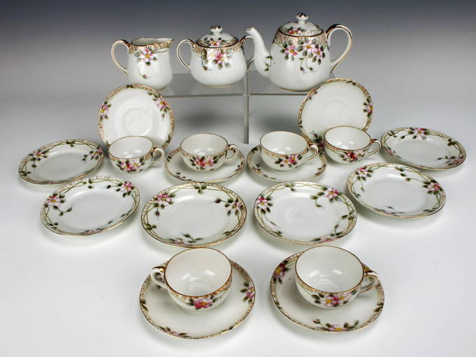 Hand Painted Nippon Tea Set