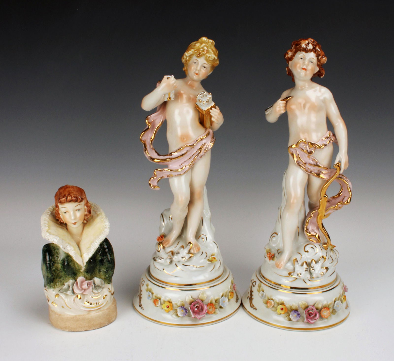 3 PORCELAIN FIGURINES ARDALT (1 of 9)