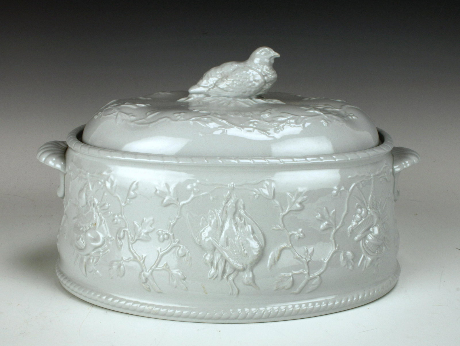 OVAL COPELAND SPODE GAME BIRD OVEN TO TABLE CASSEROLE DISH (1 of 3)