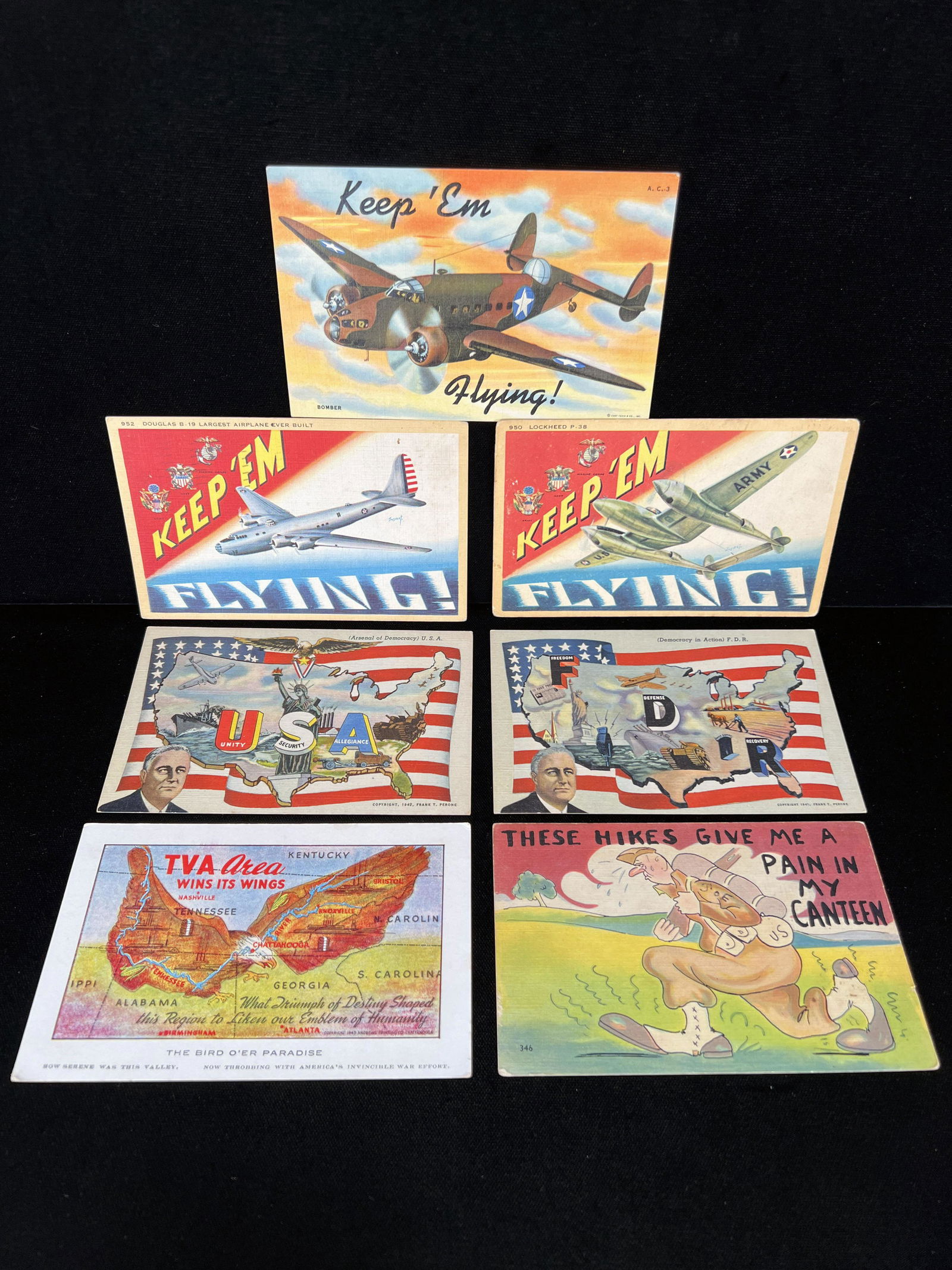 WWII ERA POST CARDS (1 of 4)