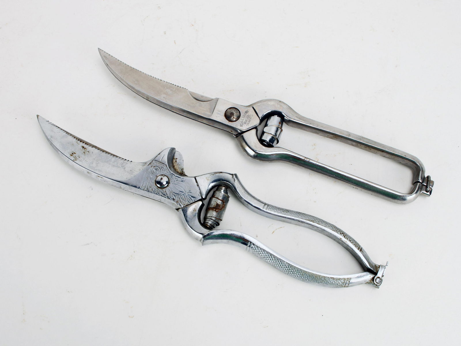 TWO PAIRS OF GARDEN SHEERS ITALY ROYAL BRAND (1 of 5)