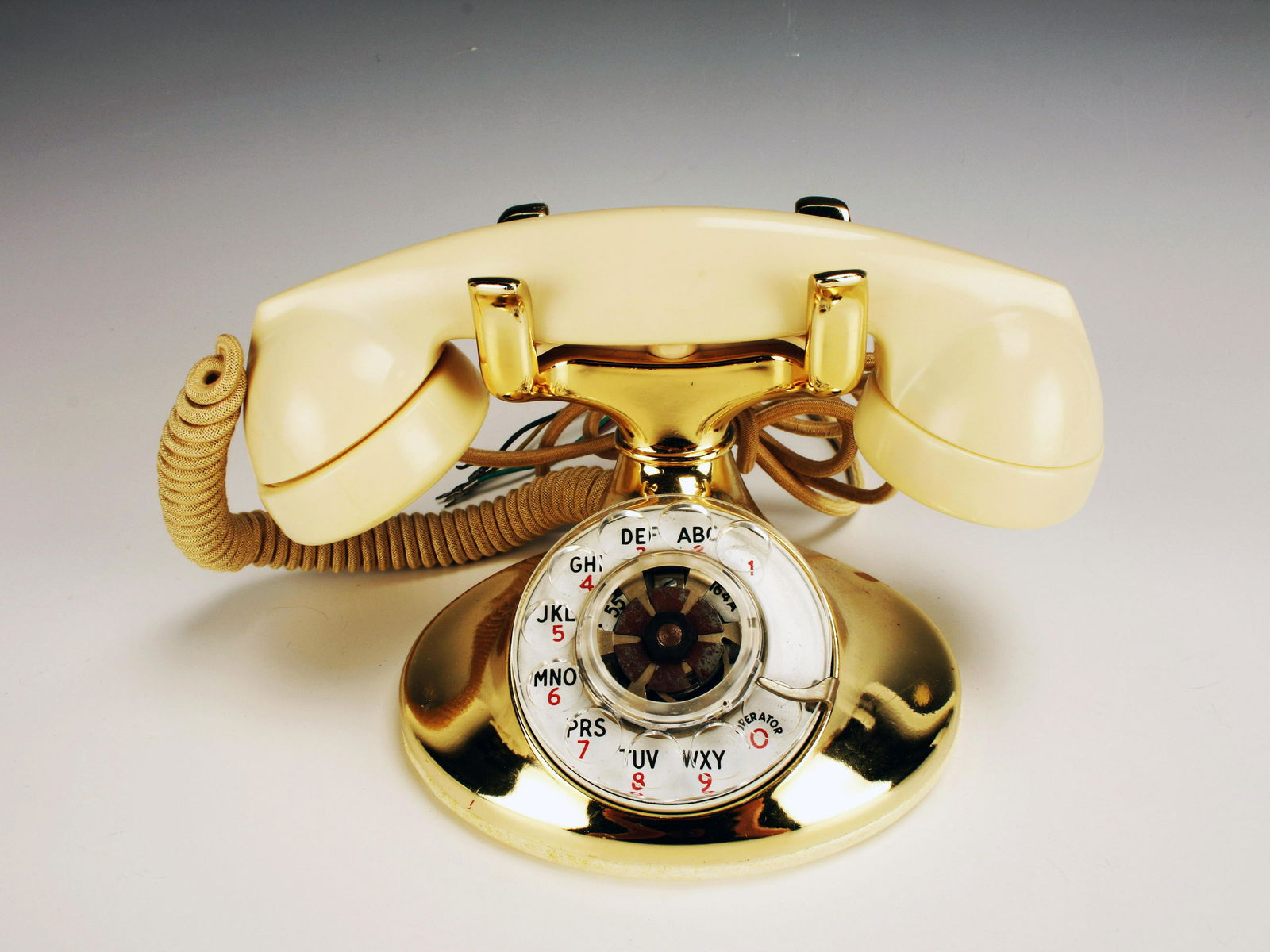 IVORY & GOLD HOLLYWOOD REGENCY WESTERN ELECTRIC TELEPHONE (1 of 7)