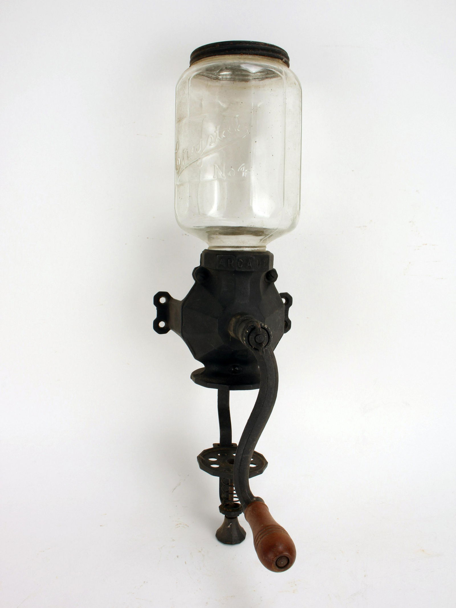 VINTAGE WALL MOUNTED COFFEE GRINDER (1 of 6)