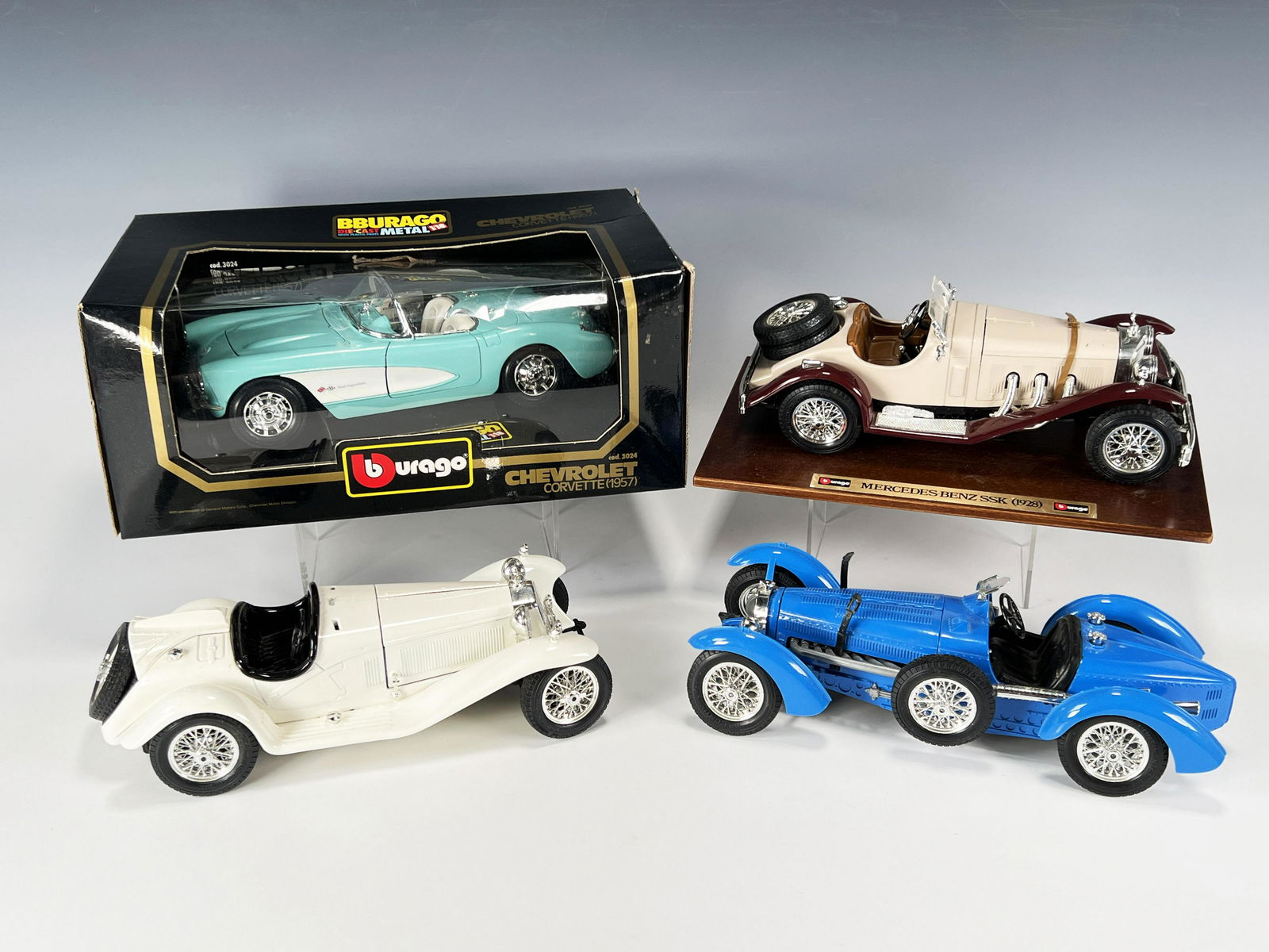 LOT OF BURAGO 1/18 SCALE MODEL CARS (1 of 5)