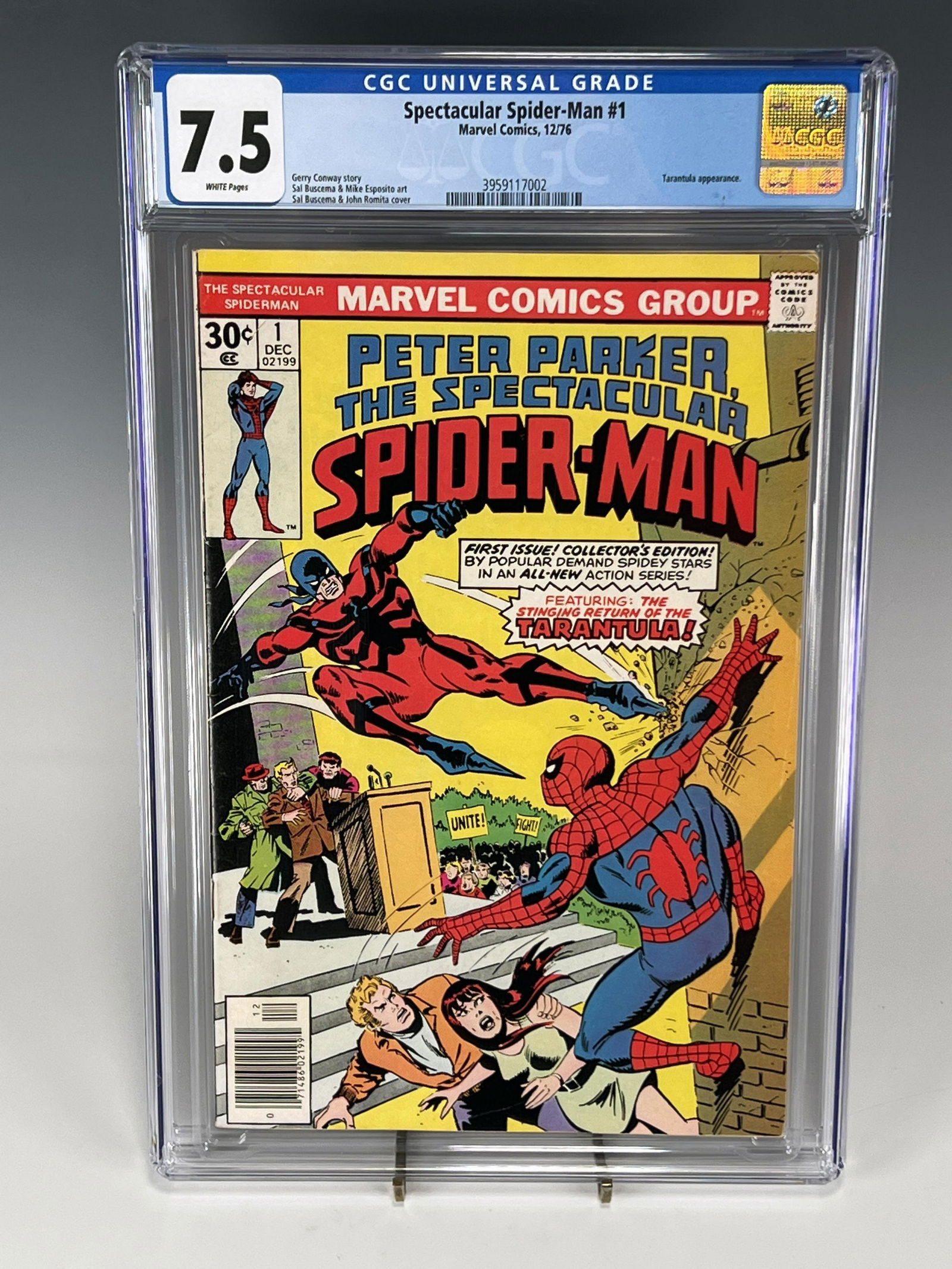 SPECTACULAR SPIDER-MAN #1 CGC 7.5 MARVEL COMICS 1976 (1 of 4)