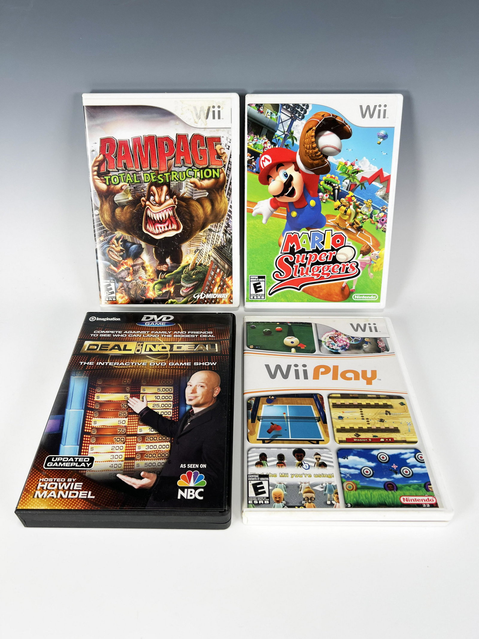 WII GAMES & DEAL OR NO DEAL DVD GAME: WII GAMES & DEAL OR NO DEAL DVD GAME Wii Games & Deal or No Deal DVD Game Shipping: Shipping and handling in the continental U